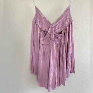 Crisscross Lavender Top